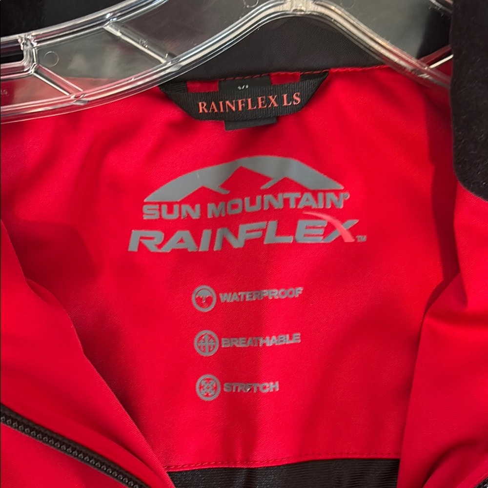 Sun Mountain Rainflex Red Performance Jacket - image 7